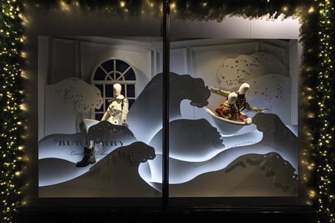 The Brompton Road windows depict "A Very British Fairy Tale"